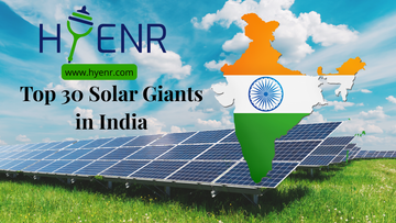 Top solar companies in India 2025 visual with logos and clean energy icons