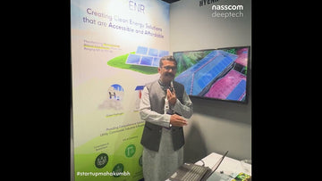 Hyenr's solar energy solutions showcased at NASSCOM Startup Mahakumbh 2024