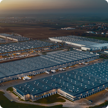Solar energy infrastructure supporting sustainable operations of a large enterprise