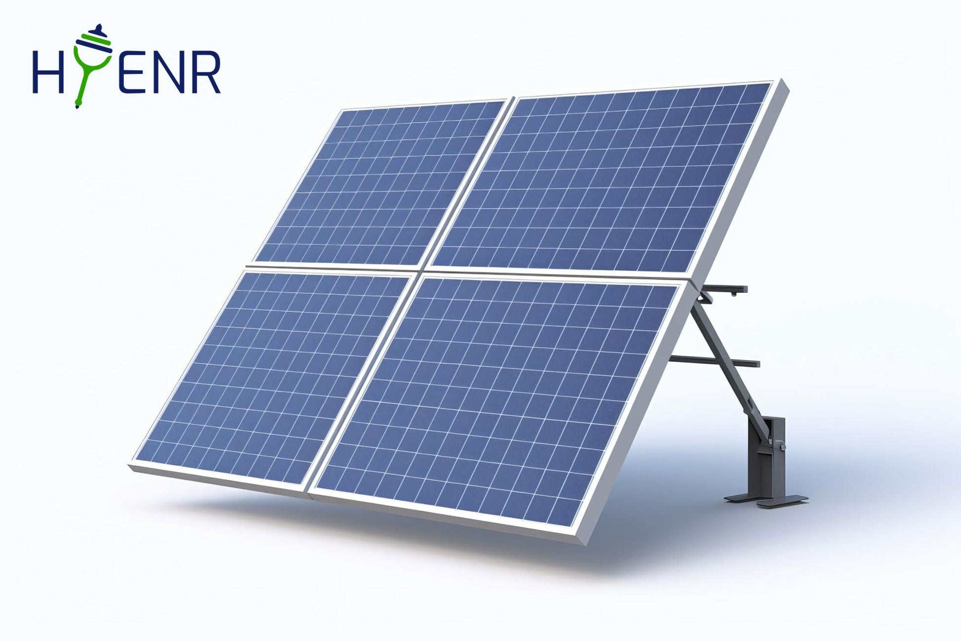 Hyenr 550 Wp Mono PERC half-cut bifacial solar panel for high-efficiency energy generation
