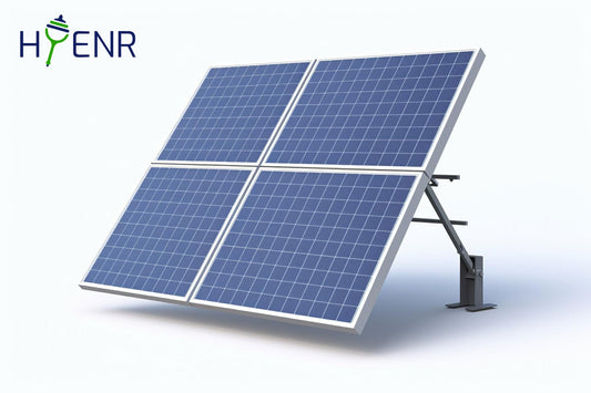 Hyenr 550 Wp Mono PERC half-cut bifacial solar panel for high-efficiency energy generation