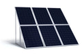 Hyenr 550Wp Mono PERC half-cut bifacial solar panel with dual-side power generation for higher efficiency